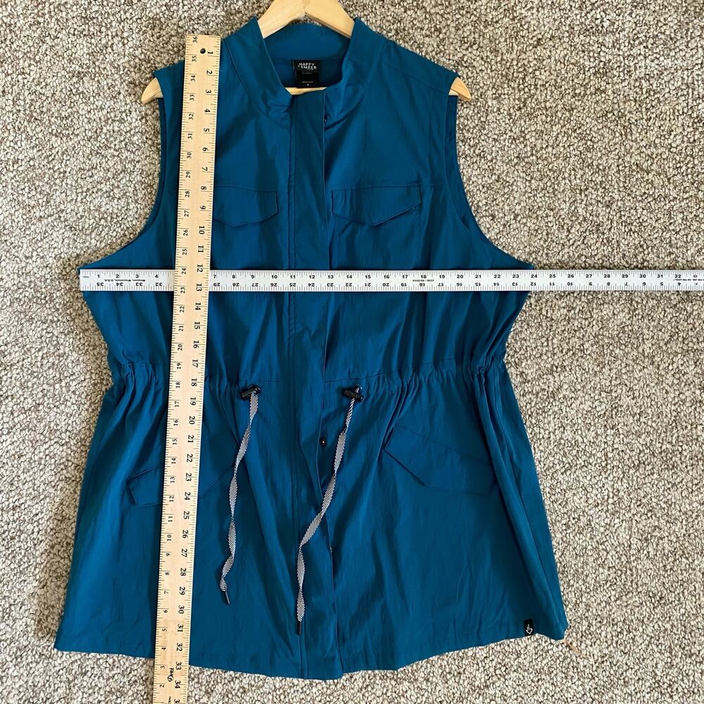 Torrid Happy Camper Vest, Leigon Blue, Size 3X - Picture 12 of 12